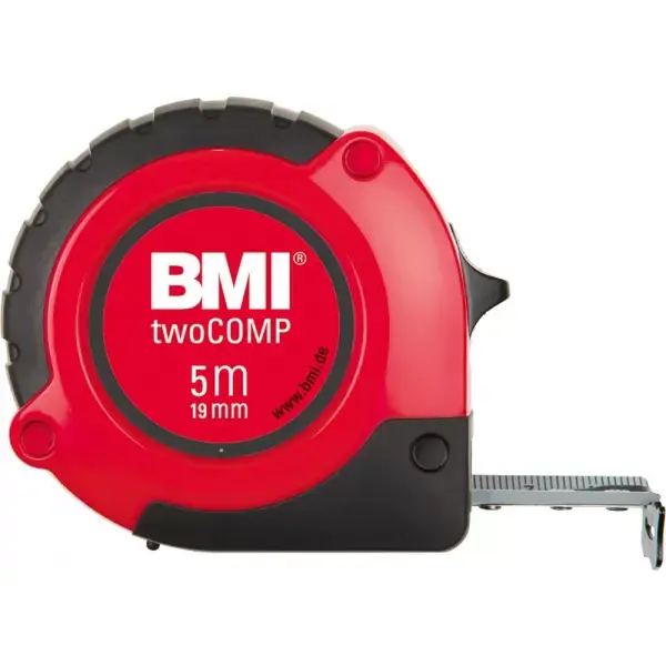 Ověřený Metr svinovací twoCOMP 5mx19mm BMI