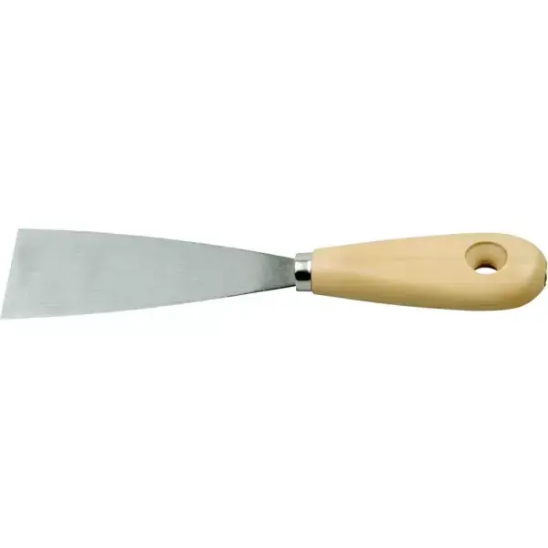 Akce Malířská špachtle dřevěná rukojeť, 80mm HAROMAC
