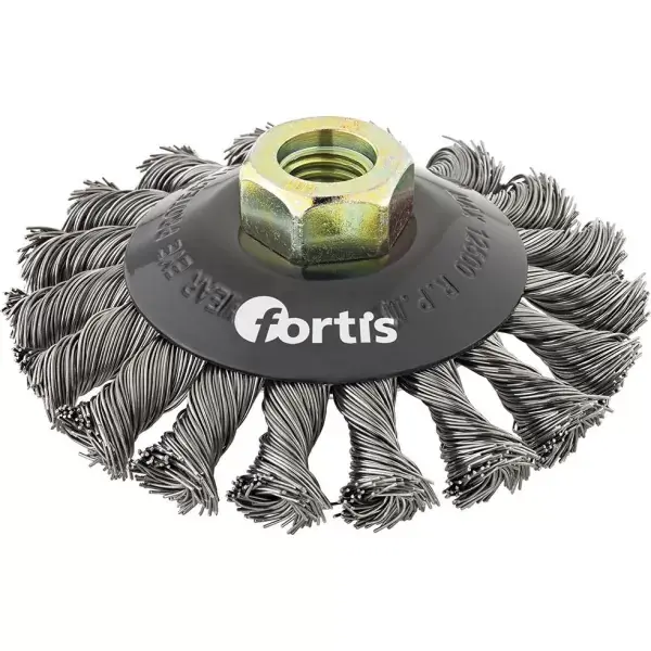Doprava Zdarma Kužel. kartáč nerez. drát 115mm copanový FORTIS