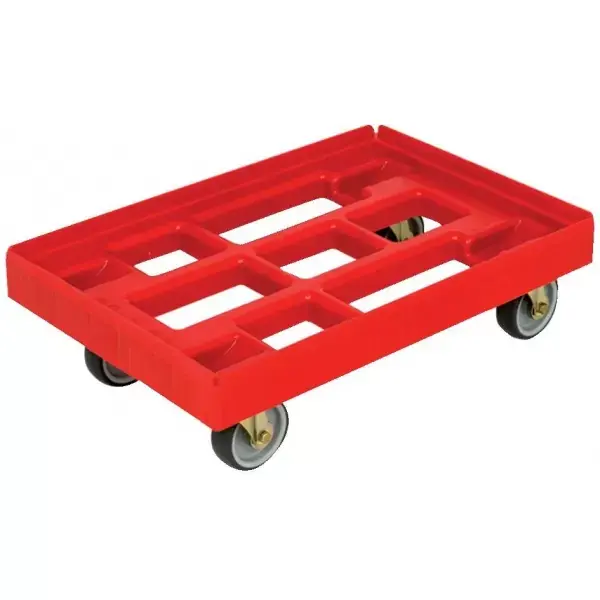 Vrácení Zdarma Vozík 610x410mm cervený, se 4 ot. koleck