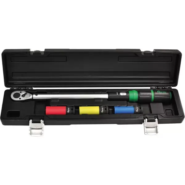 Tovární Cena Klíč momentový 40-200Nm 1/2" + klíče 4ks FORTIS