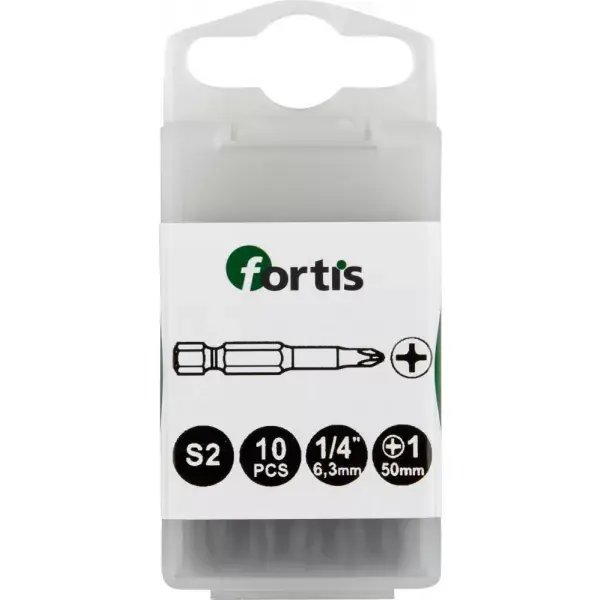 Bit 1/4" DIN3126 E6,3Bit PH 3x50mm 10ks.FORTIS Odeslání Ihned