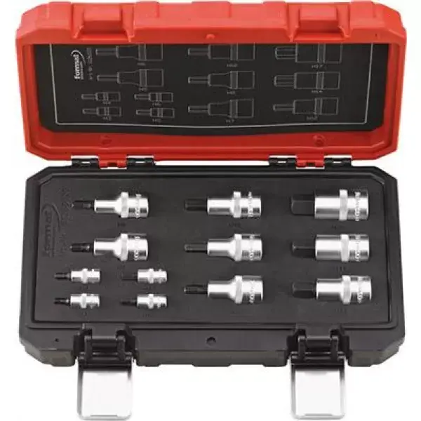 Ověřený Sada adaptér-bity 1/4" a 1/2" vnitřní 6-hran FORMAT