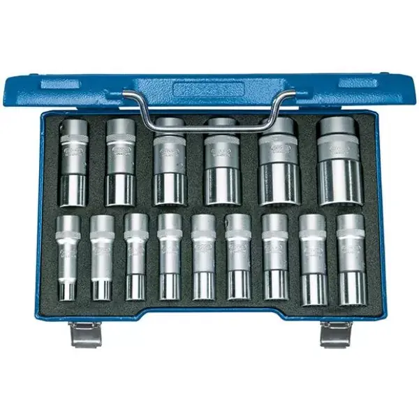 Ověřený Sada nástrčkové klíče 12-hran 1/2" 10-32mm 15 ks. GEDORE