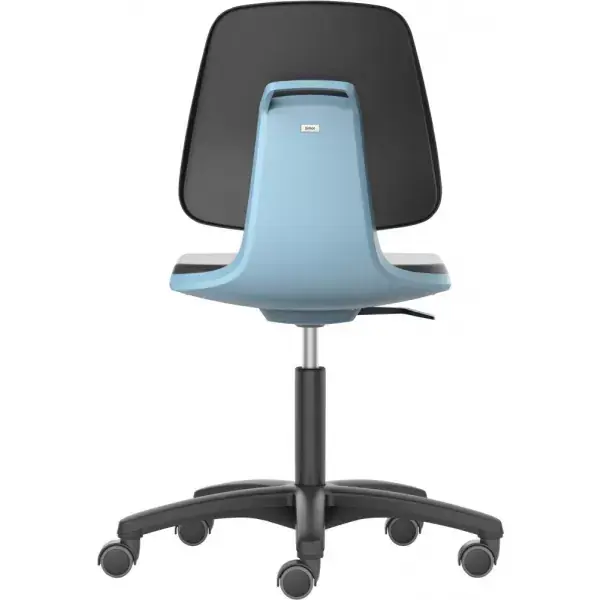 Židle pracovní Labsit 2, K-kůže , zelená, výška sedáku 450-650 mm Bimos s kolečky Dokud Zásoby Vydrží