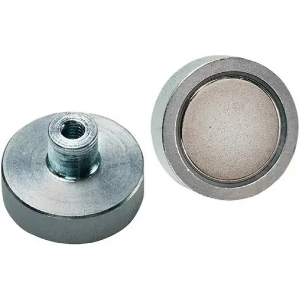 Magnetický plochý chapač NdFeB závit 25x7/ 14mm FORMAT Rychlé Dodání