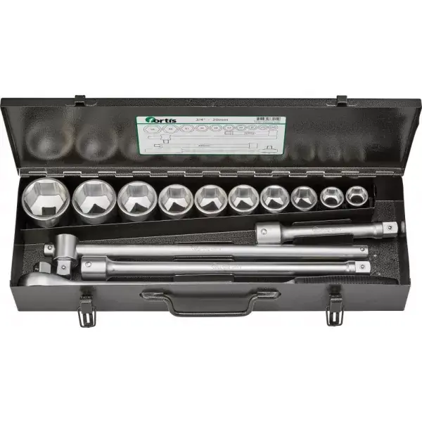 Gola sada 3/4" 14 ks 24-50mm FORTIS Nakupujte Hned