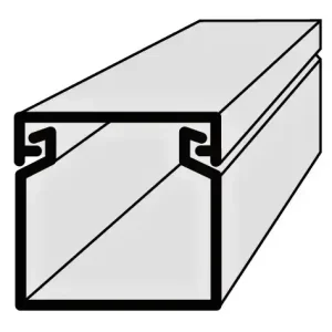 Lišta vkládací POLYPROFIL EIP 20020 20x20 2m bílá Cenově Výhodný