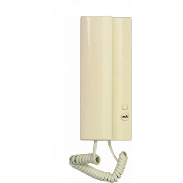 Rychlé Dodání Domácí telefon 4+n ELEGANT 4FP 211 01.915 slonová kost s bzučákem Tesla Stropkov