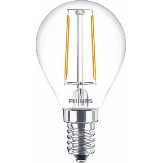 LED žárovka E14 malá baňka 6.5W náhrada za 60W 827 Philips Zlevněný