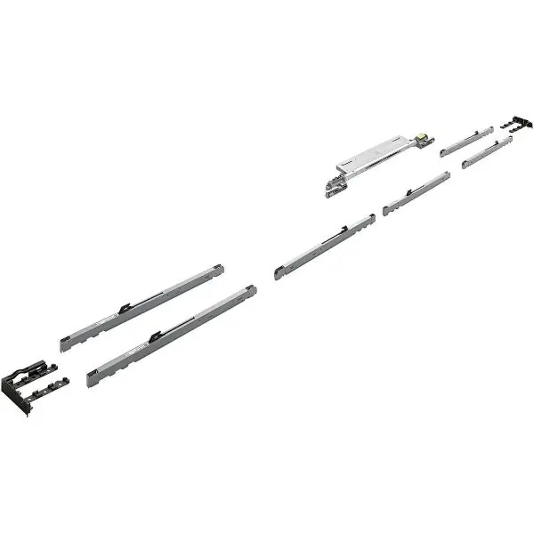 Hettich TopLine XL Silent Systém, sada tlumení, 3dveřová 15-35 kg černá Nová Kolekce