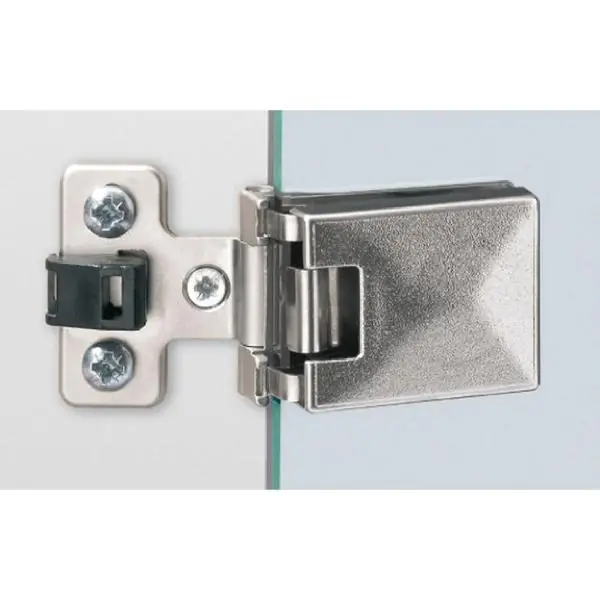 Cenový Hit HETTICH Glastürscharnier ET 5150 Z, Glas bis 6,3 mm; 40x30 mm, Zink vern. matt