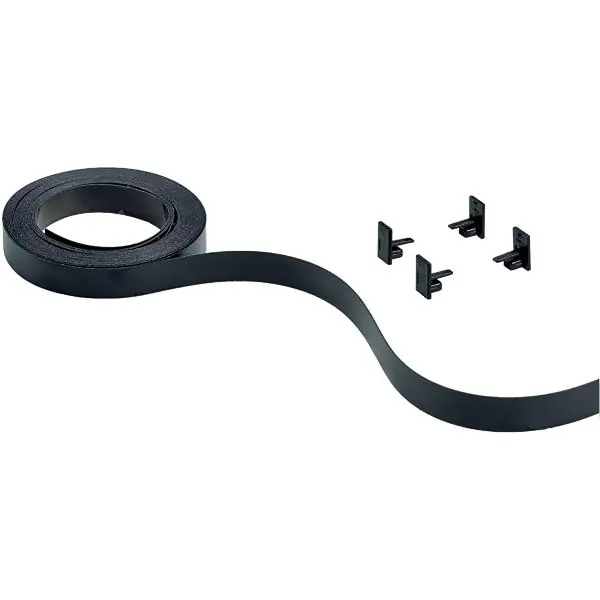 HETTICH SLIDELINE M barevná sada pro přední pojezd. profil 18mm černá, 2500 mm Finální Výprodej