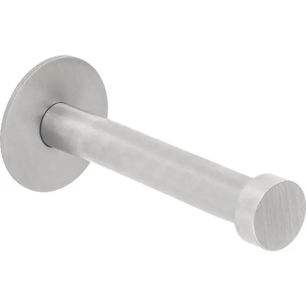Nová Kolekce Věšák na kabát Pirwa 1 s destičkou ø 30 mm, H. 72 mm, nerez.ocel, kartáčovaná