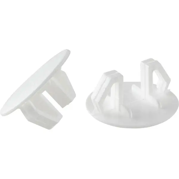 Záslepka otvorů kulatá, ø 18,4–22 mm, plast, bílá Doprava Zdarma