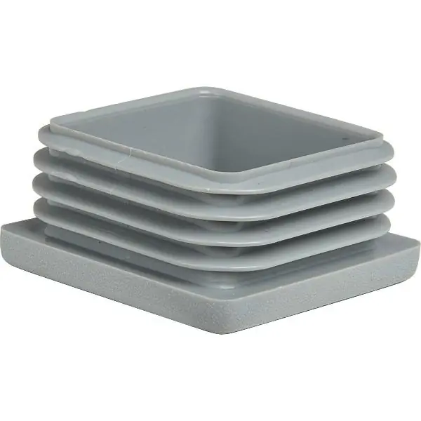 Zátka žebrovaná 60 x 40 mm tloušťka stěny 1 - 3 mm šedá Ověřený