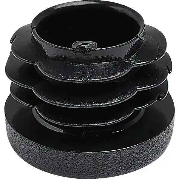 Nejlepší Cena Kulatá krytka patky ø 16mm, tloušťka stěny 0,8-2 mm, plast černý