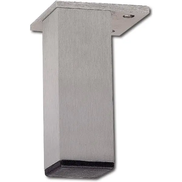 Dekorační noha 40x40 mm, délka 120 mm, hliník kartáčovaný Vrácení Zdarma