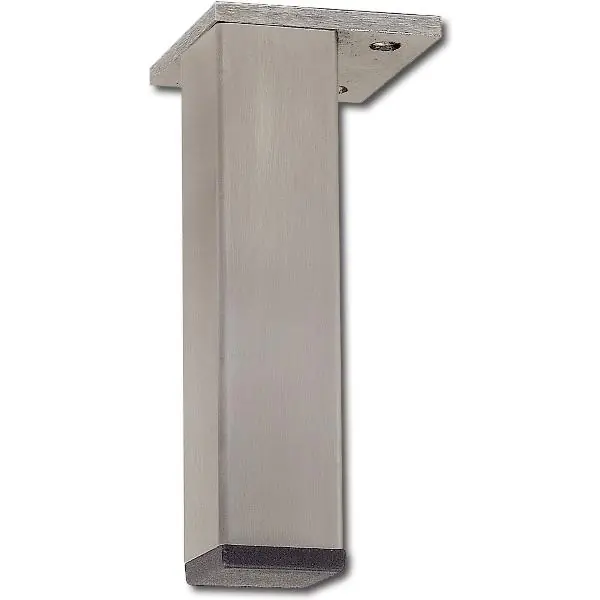 Must-Have Dekorační noha 30x30 mm, délka 190 mm, nerez kartáčovaná