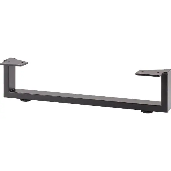 SIMAUSROM nábytková podnož Regular, 400 x 100 mm ocel černě práškově lakovaná Vrácení Zdarma