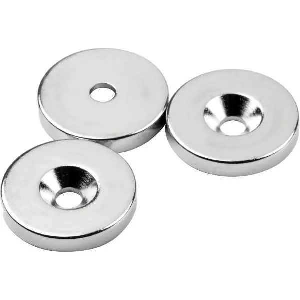 Víkendová Akce Magnetový plátek s otvorem, ø 27 mm, výška 4 mm