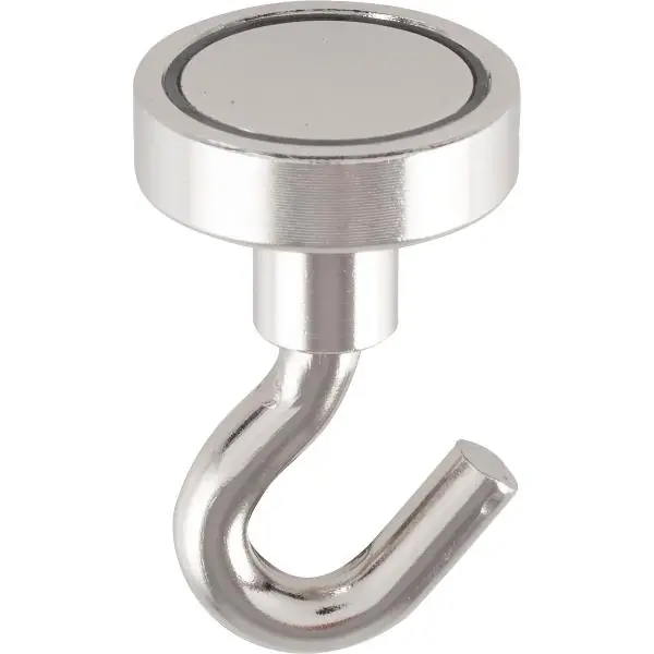 Hákový magnet ø 16 mm, síla 8 kg Expresní Doručení