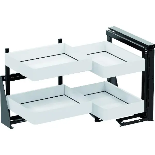 VS COR Fold rohová výsuvná sada Planero ŠK 900 mm pravá bílá/láva Akční Nabídka