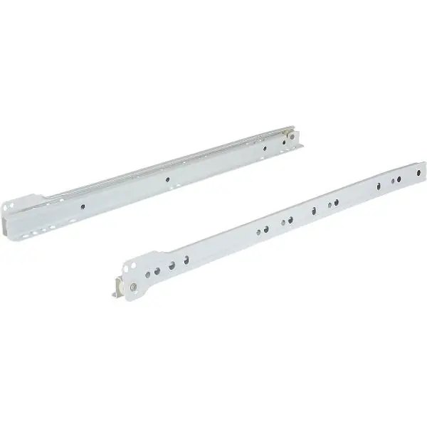 Tovární Cena Standard II kolečkový částečný výsuv 400 mm, 25 kg, RAL 9010 bílá