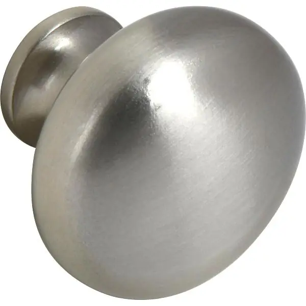 Knopka Pallas ø 32 mm, hloubka 27 mm, zinkový odlitek nikl mat Ověřený