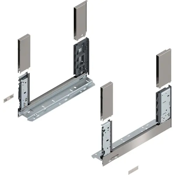 BLUM LEGRABOX free, bočnice výška C, délka 350mm, Inox (Antifingerprint) Pouze Dnes