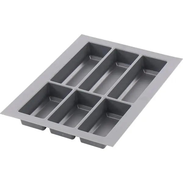 Značkový AGOFORM příborník Classico, šířka 305 mm, hloubka 473 mm, břidlicově šedá