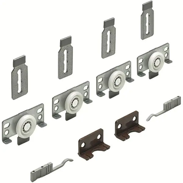 Hettich SlideLine 56 Sada kování, TK 40 Kg, 2 dvéřové Výprodej