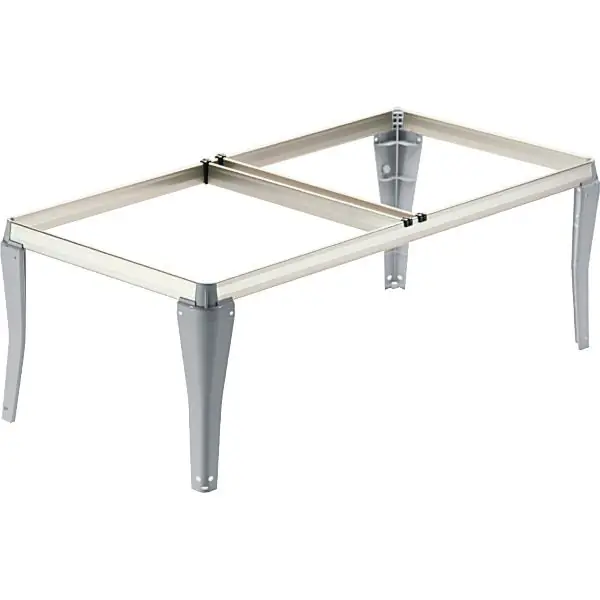 Bezpečná Platba HETTICH SYSTEMA TOP 2000 závěsný rám, VŠ 392 mm, VH 530 mm, hliníkový vzhled