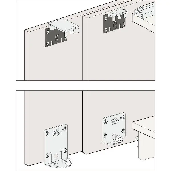 Poslední Šance HAWA Combino 35 H FS sada kování, 1200 × 2200, dvoje dveře