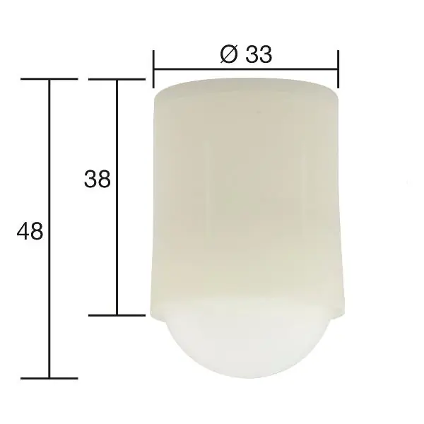 Značkový Nábytkové kolečko vel.3, ø 33 mm, hloubka 38 mm