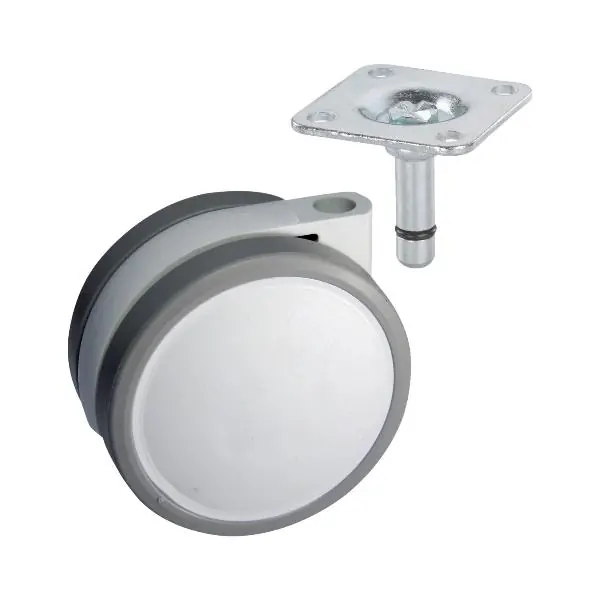 Dvojité řiditelné kolečko DesignTop 62 mm 40 kg Vrácení Zdarma