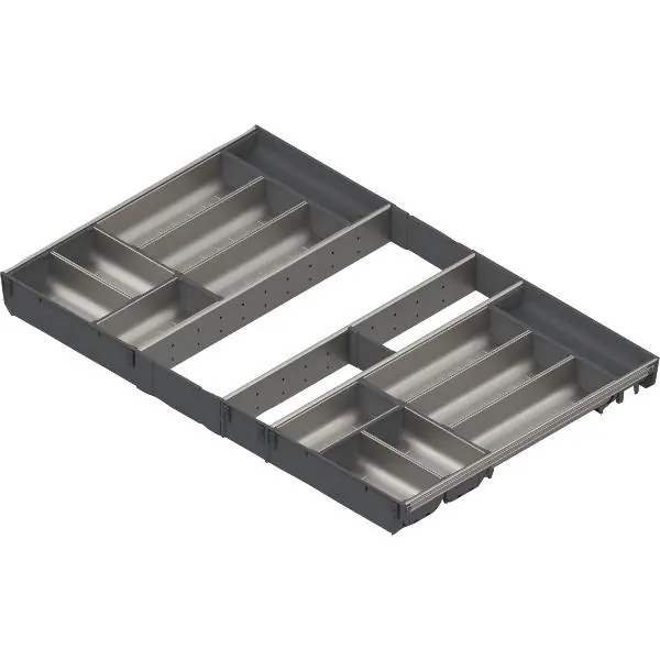 Sleva BLUM ORGA-LINE příborník, sada misek pro šířku korpusu 900 mm,délka 550 mm