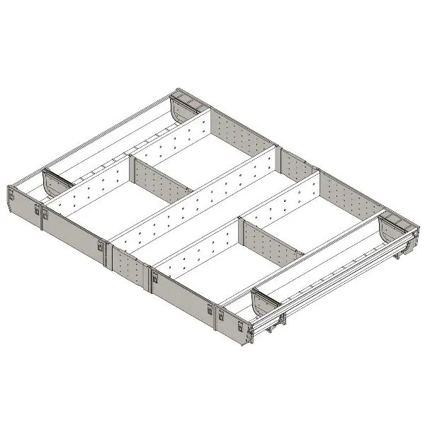 BLUM ORGA-LINE kompl. set pro Universal pro šířku korpusu 800 mm, délka 500 mm Nejlepší Volba
