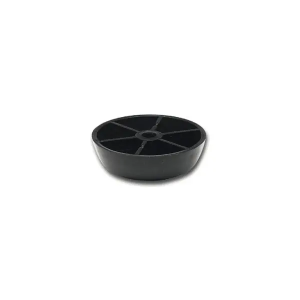 Nábytkový kluzák pevný ø 44 mm, výška 15 mm, plast, černá Omezená Nabídka