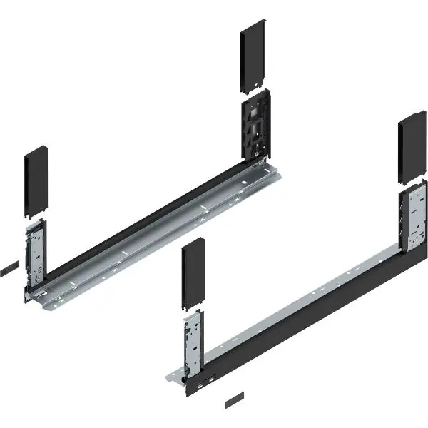 BLUM LEGRABOX free, bočnice výška C, délka 650mm, karbonově černá-matná Nejprodávanější