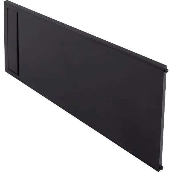 Ověřený BLUM AMBIA-LINE příčné dělení pro čelní výsuv, šířka 242 mm, plast černá karbon