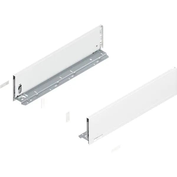 Odeslání Ihned BLUM LEGRABOX pure sada výška K, BLUMOTION S, 70kg, délka 450mm, hedvábně bílá