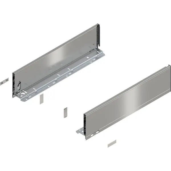 Levný BLUM LEGRABOX pure sada výška K, BLUMOTION S, 40kg, délka 350mm, INOX