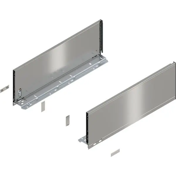 Originální BLUM LEGRABOX pure sada výška C, BLUMOTION S, 40kg, délka 550mm, INOX