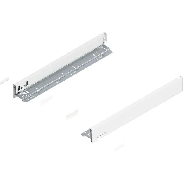 Nejprodávanější BLUM LEGRABOX pure sada výška N, BLUMOTION S, 70kg, délka 550mm, hedvábně bílá