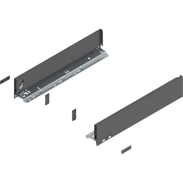 BLUM LEGRABOX pure sada výška M, TIP-ON 40kg, délka 300, orion šedá Vysoce Kvalitní