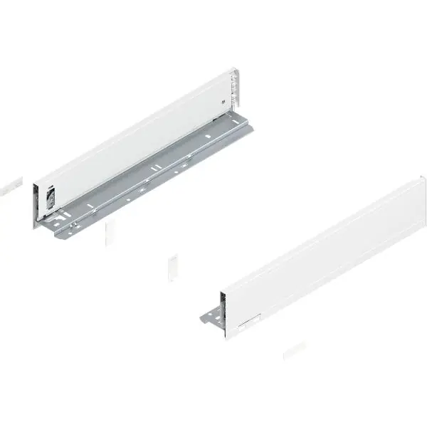 Rychlé Dodání BLUM LEGRABOX pure sada výška M, TIP-ON 40kg, délka 400, hedvábně bílá
