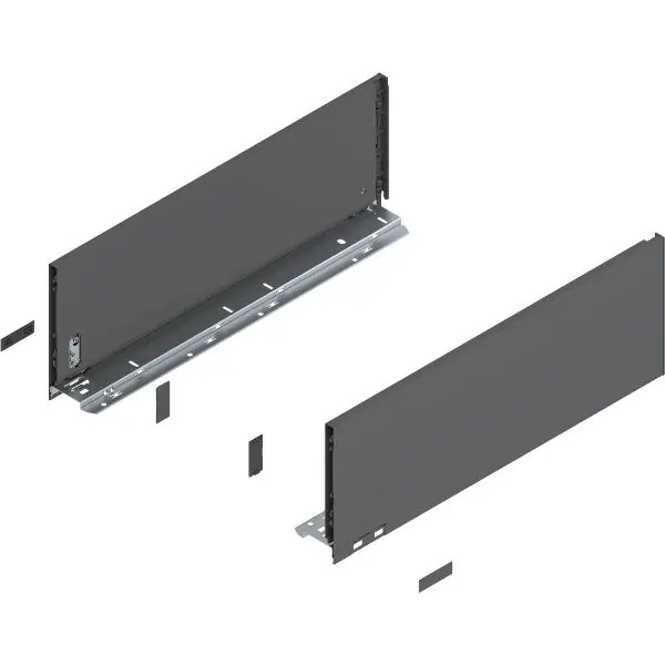 Vrácení Zdarma BLUM LEGRABOX pure sada výška C, TIP-ON, 40kg, délka 500, orion šedá