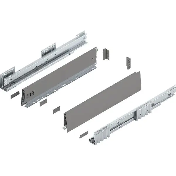 BLUM MERIVOBOX sada výška M, BLUMOTION B, 70kg, d. 450, indium šedá Rychlé Dodání