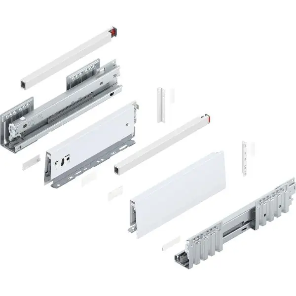 BLUM MERIVOBOX sada výška E-reling, BLUMOTION B, 40kg, délka 270mm, hedv. bílá Víkendová Akce